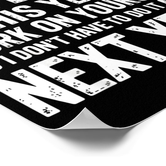 Funny To Everyone I Offended This Year Work On You ポスター (角)