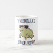 Funny Toad Pun Toadally Cool Dad コーヒーマグカップ (中央)