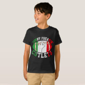Funny Tommy Freakin' Cutlets New Jersey Italy Flag Tシャツ (正面フル)