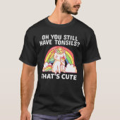 Funny Tonsil Removal Surgery Recovery Gift Tonsill Tシャツ (正面)