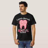 Funny Tooth Cupid's Favorite Dental Assistant Vale Tシャツ (正面フル)