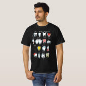 Funny Tooth Dentist Teeth Dental  Tシャツ (正面フル)
