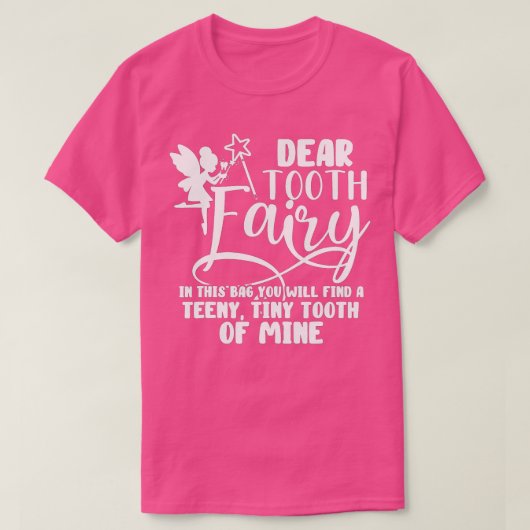 Funny Tooth Fairy Dental Assistant Dentist Hygieni Tシャツ (デザイン正面)