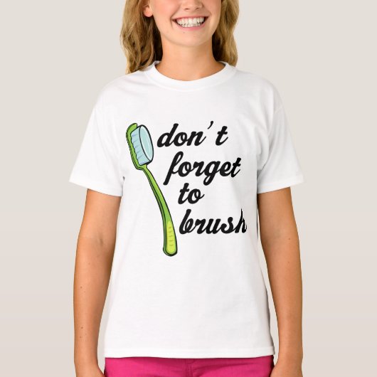 Funny Toothbrush Dentist T-shirt Tシャツ (正面)