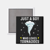 Funny Tornado Gift For Boys Kids Hurricane Weather マグネット (正面/裏面)