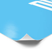 Funny Tortoise Dream Big! Motivational Jet Cartoon ポスター (コーナー)