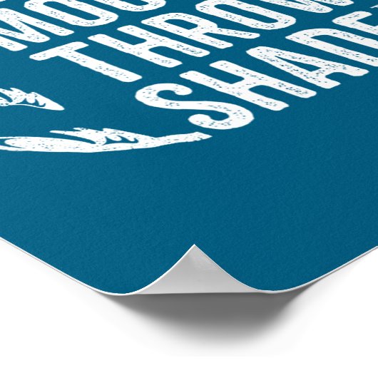 Funny Total Solar Eclipse 2017 Moon ポスター (角)