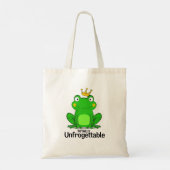 Funny "Totally Unfrogettable" Frog Pun トートバッグ (裏面)