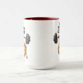 Funny Tough Cookie Lifting Barbell マグカップ (中央)