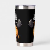 Funny Tough Cookie Lifting Barbell 保温保冷タンブラー (左面)