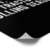 Funny Tractor Pulling I Can't It's Tractor Pulling ポスター (角)