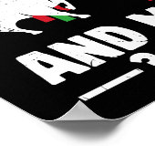 Funny Trading Quote Bull & Candlestick Daytrading  ポスター (角)