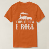 Funny Train Conductor Train Watching Gift 14 Tシャツ (デザイン正面)