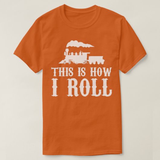Funny Train Conductor Train Watching Gift 14 Tシャツ (デザイン正面)