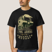 Funny Train Model Railway Cool Trains Hobby Steam  Tシャツ (正面)
