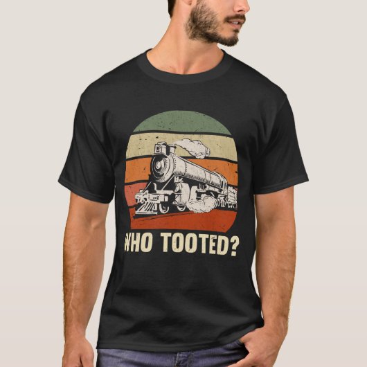 Funny Train Railroad Quote Railfan Tシャツ (正面)
