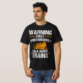 Funny Trains Gift For Adults Men Women Cool Railwa Tシャツ (正面フル)