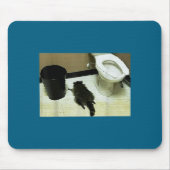 Funny Trashed Panda Drunk Racoon  マウスパッド (正面)