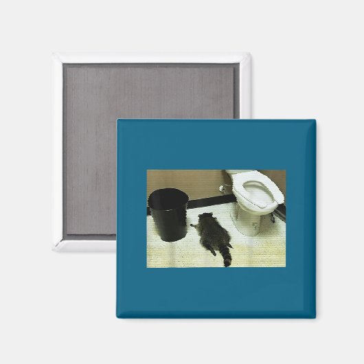 Funny Trashed Panda Drunk Racoon マグネット (正面/裏面)