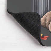 Funny Trashed Panda Raccoon Gets Drunk  マウスパッド (コーナー)