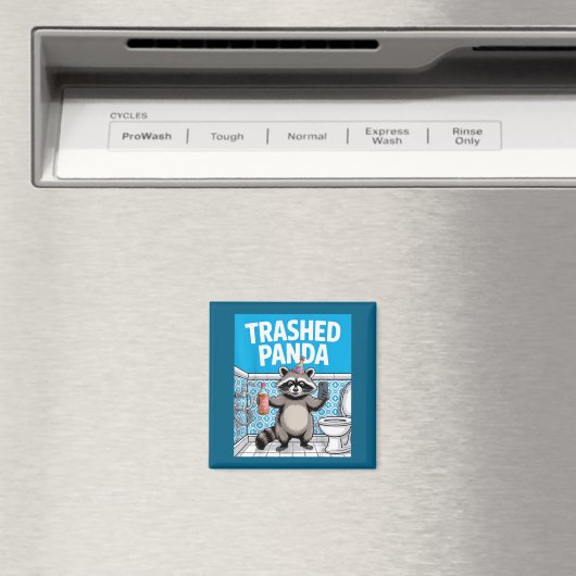 Funny Trashed Panda Raccoon Gets Drunk 1ff512797a7 マグネット (インサイチュ (食洗機))