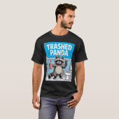 Funny Trashed Panda Raccoon Gets Drunk 1ff512797a7 Tシャツ (正面フル)