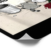 Funny Trashed Panda Racoon Gets Drunk  ポスター (角)