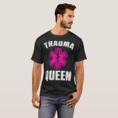 Funny Trauma Queen Art For Paramedic Women Emt Lov Tシャツ (正面フル)