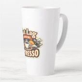  Funny Travel Coffee Lover Hat カフェラテマグ (右アングル)