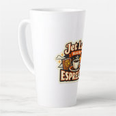  Funny Travel Coffee Lover Hat カフェラテマグ (左アングル)