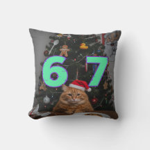 Funny Trending Six Seven Christmas Cat 