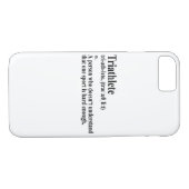 Funny Triathlon Definition - iPhone Case Case-Mate iPhoneケース (裏面(横))