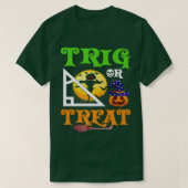 Funny Trig Or Treat Math Teacher Lover Halloween C Tシャツ (デザイン正面)