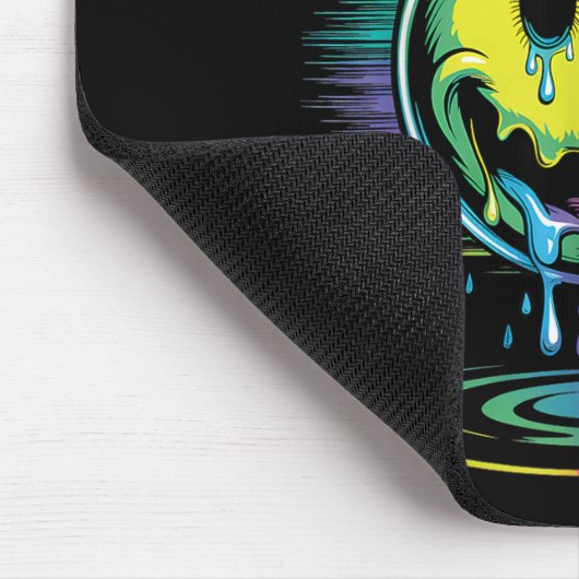 Funny Trippy Dead Inside Quote Sarcasm Meme Gothic マウスパッド (コーナー)