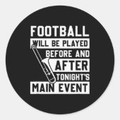 Funny Trombone Player Marching Band ラウンドシール (正面)