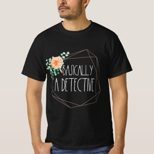 Funny True Crime Lover Murder Shows Basically A De Tシャツ (正面)