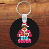 Funny Trump 67 Meme Costume Six Seven Christmas Sa キーホルダー (正面)