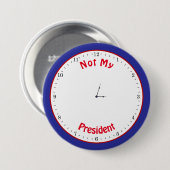 Funny Trump Clock Tiny Hands Clock Face 缶バッジ (正面&裏面)