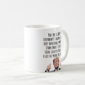 Funny Trump Dad Father’s Day  birthday Christmas コーヒーマグカップ (正面右)