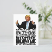 Funny Trump Father Birthday Card (スタンド正面)
