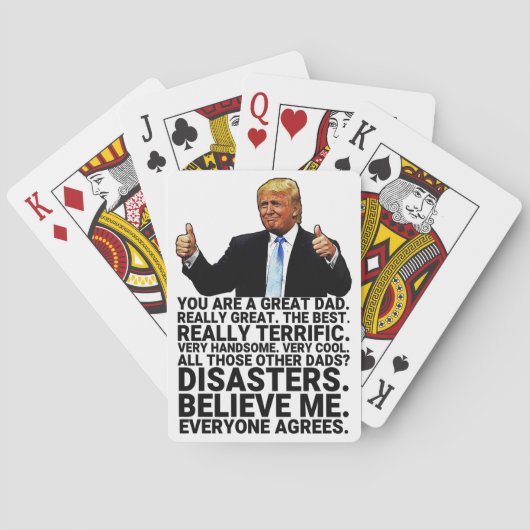 Funny Trump Father Birthday Card トランプ (裏面)