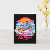 Funny Trump Float Graphic - Nacho Gulf No More Mem カード (黄色い花)