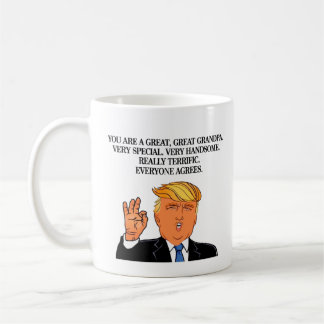Funny Trump Happy Grandpa Day Birthday Coffee Mug コーヒーマグカップ