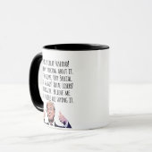 Funny Trump Husband Birthday Valentine Christmas マグカップ (正面左)