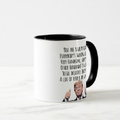 Funny Trump Husband Birthday Valentine Christmas マグカップ (正面右)