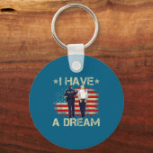 Funny Trump Lice Saying Humor Quote  キーホルダー (正面)