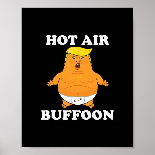 Funny Trump Lloon Hot Air Buffoon  ポスター (正面)