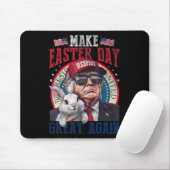 Funny Trump Make Easter Great Again Bunny Hunt Egg マウスパッド (マウス)