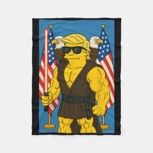 Funny Trump May 4th Be With You Vs Vatican Christi フリースブランケット (正面)