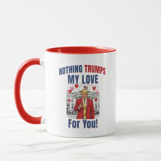 Funny Trump Mug | Trump Valentine's Gift マグカップ (左)